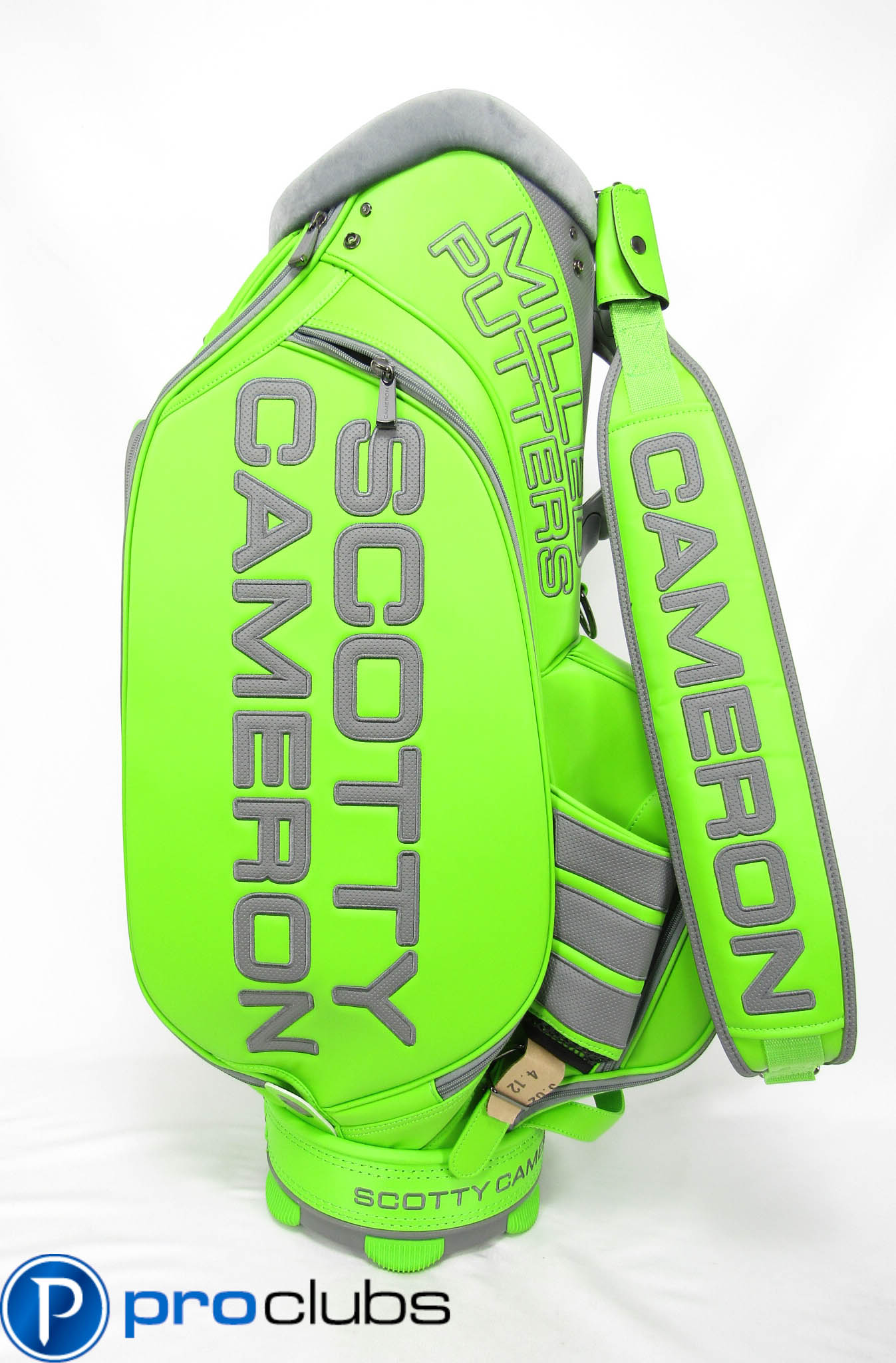 NEW SCOTTY CAMERON '2014 CIRCLE-T LIME GREEN TOUR STAFF BAG